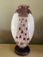 Charder - Vaas - Collier - Glas - Le Verre Français, Antiek en Kunst, Antiek | Glas en Kristal