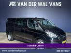 Ford Transit Custom | 2.0 TDCI 130pk Automaat L2H1 Dubbele, Auto's, Automaat, Gebruikt, Euro 6, Zwart