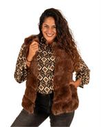 Bruine fake fur bodywarmer Yu & Me, Kleding | Dames, Truien en Vesten, Nieuw, Verzenden