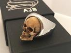 AJS - Uniek handgemaakt massief 31 gram - Schedel & Bot