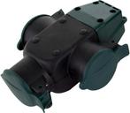 Contrastekker - Verdeelblok - 250V - 3 voudig, Ophalen of Verzenden, Nieuw