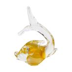 Murano - glas - beeldje van een maanvis, Antiek en Kunst