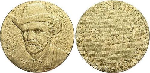 Bronze-medaille 1973 Personenmedaille Gogh, Vincent van 1..., Postzegels en Munten, Penningen en Medailles, Verzenden