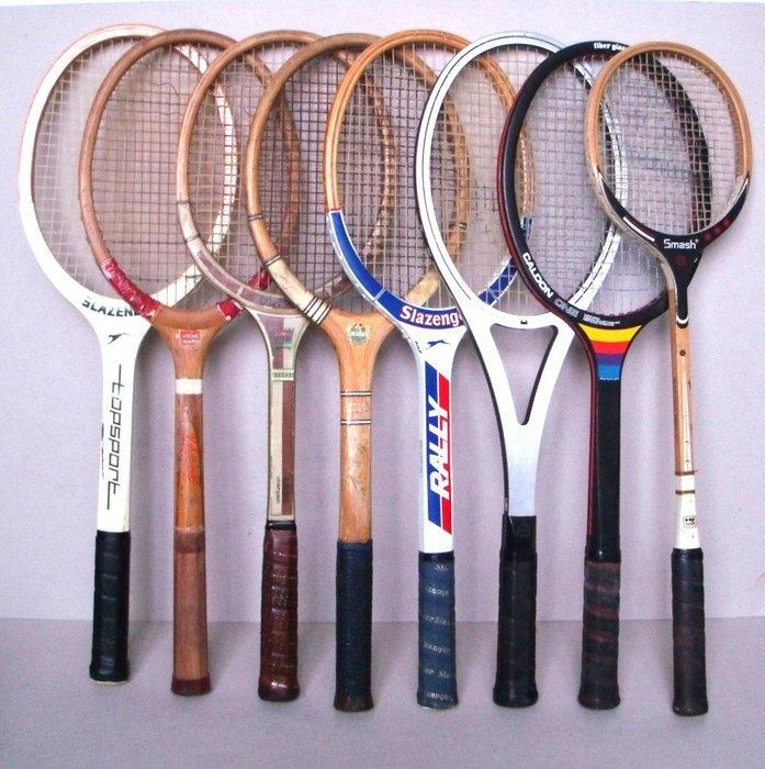 60s/70s/80 - Tennis - Squash - Tennisracket, Verzamelen, Overige Verzamelen