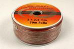 Speakerkabel 2.5mm tevens Div diktes en lengtes Verkrijgbaar, Ophalen of Verzenden, Nieuw, 10 meter of meer, Luidsprekerkabel