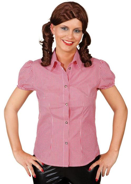 Tirolerblouse Dames Frida Geruit, Kleding | Dames, Carnavalskleding en Feestkleding, Nieuw, Ophalen of Verzenden