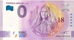 0 euro biljet Prinses Amalia 18 jaar