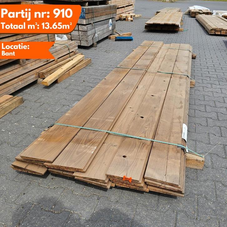 Thermo Vuren Zweeds Rabat 3900x185x20mm, Doe-het-zelf en Verbouw, Platen en Panelen, Ophalen of Verzenden