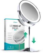 Make-Up Spiegel - Hoogte verstelbaar - Chrome - 1-10x, Nieuw