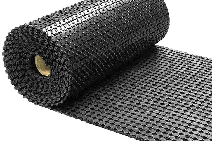 Rubber ringmat op rol - Dikte 10 mm - Breedte 91,5 cm, Tuin en Terras, Deurmatten, Verzenden