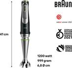 Braun MultiQuick 9 MQ9187XLI - Staafmixer - Zwart, Witgoed en Apparatuur, Verzenden, Zo goed als nieuw