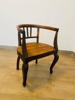 Sedia vintage a pozzetto in legno massello - Stoel - 20e