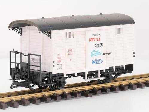 LGB 4032 Nestle chocolats goederenwagen (grootspoor), Hobby en Vrije tijd, Modeltreinen | Overige schalen, Overige typen, Nieuw