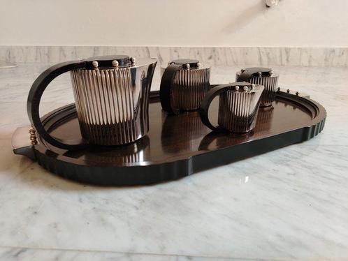 Jean E. Puiforcat - Theeservies (5) - Zilver, Antiek en Kunst, Antiek | Meubels | Stoelen en Banken