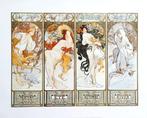 Alphonse Mucha - Les Saisons grün, Antiek en Kunst
