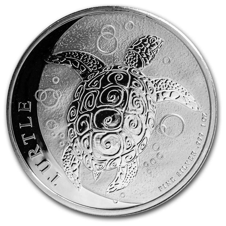 Fiji Schildpad 1 oz 2020, Postzegels en Munten, Munten | Oceanië, Losse munt, Zilver, Verzenden
