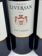 2017 Château Liversan - Haut-Médoc Cru Bourgeois - 3 Magnums, Verzamelen, Nieuw