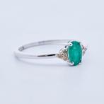 Zonder Minimumprijs - Ring 14 kt. - 0.52ct. tw. Smaragd, Nieuw