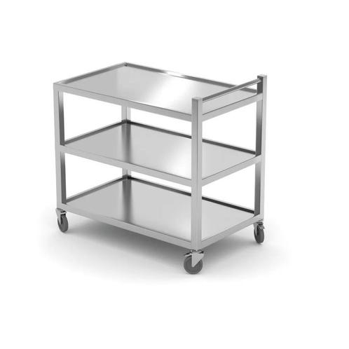 Hendi Serveerwagen voor zware belasting 3 plateaus, Hobby en Vrije tijd, Taarten en Cupcakes maken, Nieuw, Verzenden