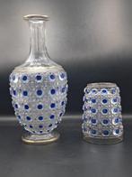 Baccarat - Drinkset - blue diamant gem stones - Kristal, Antiek en Kunst, Antiek | Glas en Kristal