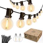 2dekans | Partizzle 15m Waterdicht Lichtsnoer Rond - 25 LED, Diversen, Kerst, Ophalen of Verzenden, Zo goed als nieuw