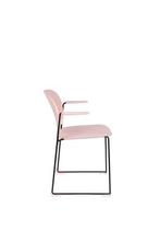 Stapelbare Eetkamerstoel - Sterre - Roze - House of Rebels, Huis en Inrichting, Stoelen, Verzenden, Nieuw