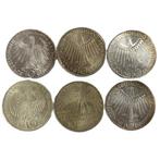 Duitsland. 6 Silver 10 Deutsche Mark Coins - Olympic Games