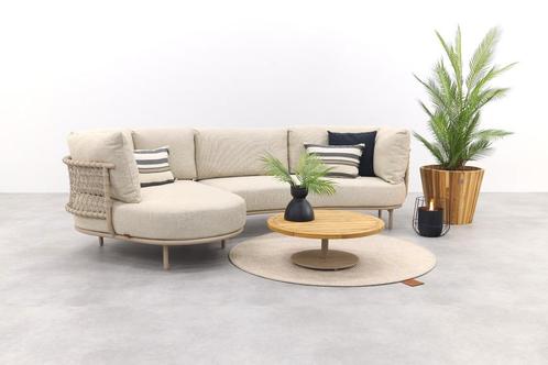 4 Seasons Sardinia/Volta (2-delig) loungeset - Latte, Tuin en Terras, Tuinsets en Loungesets, Loungeset, Nieuw, Hout, Verzenden