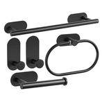 Zelfklevende Badkamer Accessoire Set Zonder Boren RVS Handdo, Verzenden, Nieuw