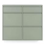 Spinder Design Billy 6 schoenenkast - dusty green, Huis en Inrichting, Kasten | Schoenenkasten, Verzenden, Nieuw