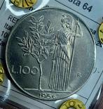 Italië, Italiaanse Republiek. 100 Lire 1956 Minerva, Postzegels en Munten, Munten | Europa | Niet-Euromunten