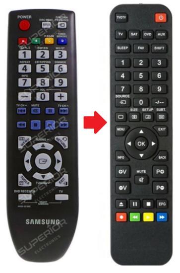 Samsung AH59-02196D afstandsbediening - Geschikt voor : H..., Audio, Tv en Foto, Afstandsbedieningen, Verzenden