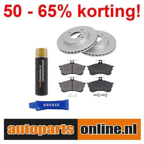 Remschijven + Remblokken Mitsubishi Carisma voorzijde, Auto-onderdelen, Besturing, Nieuw, Mitsubishi, Verzenden