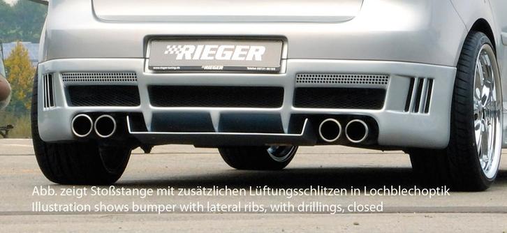 Rieger achteraanzetstuk | Golf 5 - 3-drs., 5-drs. | stuk ong, Auto-onderdelen, Carrosserie en Plaatwerk, Nieuw, Volkswagen, Verzenden