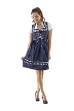 Dirndl blauw-witte polka dot, Verzenden, Nieuw