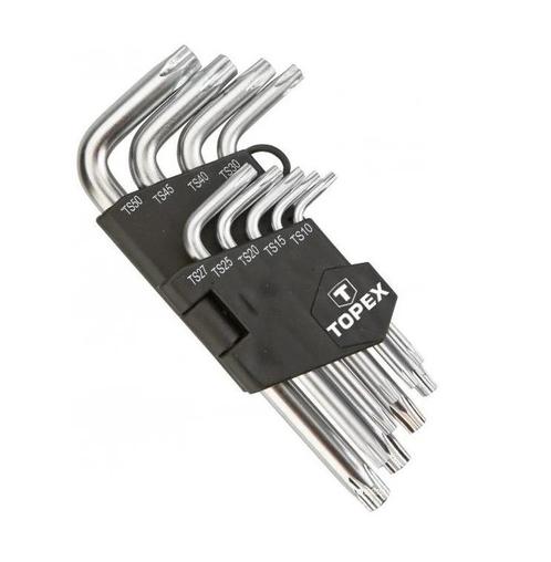 Torx set T-star - TS serie 9-delig met houder, Doe-het-zelf en Verbouw, Gereedschap | Handgereedschap, Nieuw, Ophalen of Verzenden