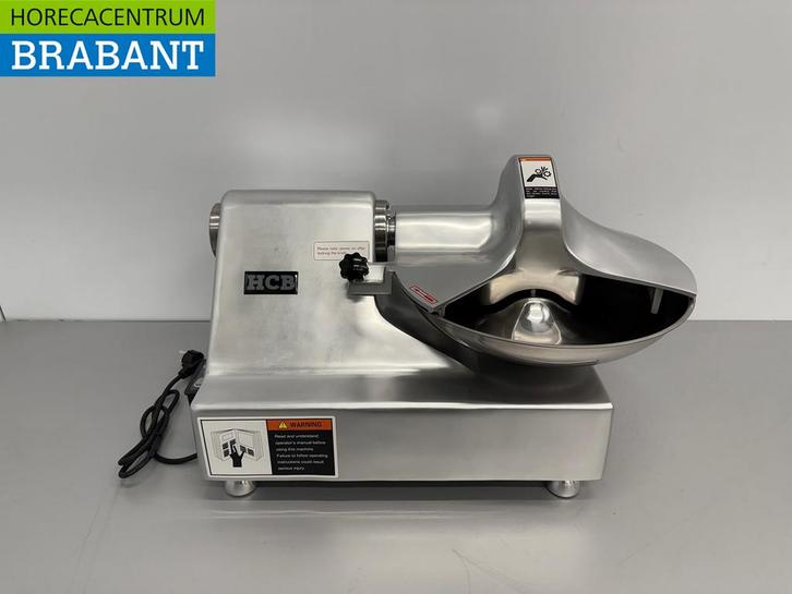 HCB RVS Bowlcutter Cutter Vleescutter Groentecutter 6 liter, Zakelijke goederen, Horeca | Keukenapparatuur, Nieuw in verpakking