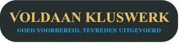 Voldaan kluswerk ~ goed voorbereidt, tevreden uitgevoerd. beschikbaar voor biedingen