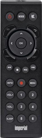 2dekans | Imperial DABMAN i160 DAB+ en internetradio - zwart, Audio, Tv en Foto, Radio's, Ophalen of Verzenden, Zo goed als nieuw