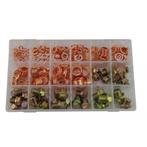 Assortiment koperen ringen en aftappluggen 534 stuks, Verzenden, Nieuw