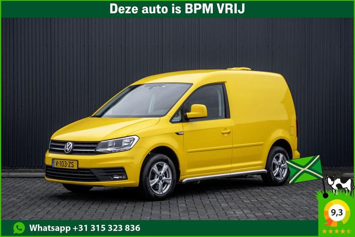 Volkswagen Caddy 2.0 TDI L1H1 | Automaat | Led | Carplay |, Auto's, Bestelauto's, Lease, Automaat, Zwart, Leder, Diesel, Euro 6