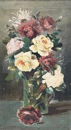 Escuela española (XIX), firmado Lengo - Vase a fleurs