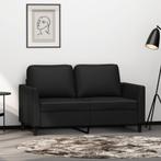 vidaXL Tweezitsbank 120 cm kunstleer zwart, Verzenden, Leer, Minder dan 150 cm, Nieuw