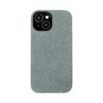 iPhone 15 - Alcantara Case | Nardo Grey, Ophalen of Verzenden, Nieuw, Hoesje of Tasje