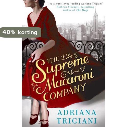 The Supreme Macaroni Company 9781471100321 Adriana Trigiani, Boeken, Taal | Engels, Gelezen, Verzenden