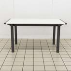 Formica en Aluminium Vintage Coulissentafel Eettafel, Huis en Inrichting, Tafels | Eettafels, Ophalen of Verzenden, Nieuw