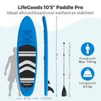 2dekans | LifeGoods SUP Board - Opblaasbaar Paddle Board -, Watersport en Boten, Ophalen of Verzenden, Zo goed als nieuw