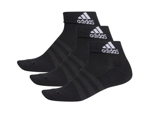 adidas - Cushioned Ankle Sock 3P - Zwarte Sokken - 43 - 45, Kleding | Heren, Sportkleding