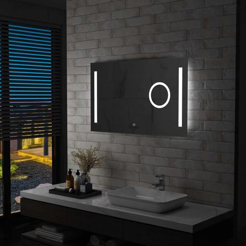 vidaXL Badkamerspiegel LED met aanraaksensor 100x60 cm, Huis en Inrichting, Woonaccessoires | Spiegels, Nieuw, Verzenden