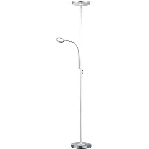 LED Vloerlamp - Trion Aciban - 18W + 4W - Warm Wit 3000K -, Huis en Inrichting, Lampen | Vloerlampen, Nieuw, Metaal, Ophalen of Verzenden